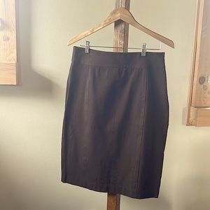 Ralph Lauren Yummy Brown Cotton +Stretch Skirt